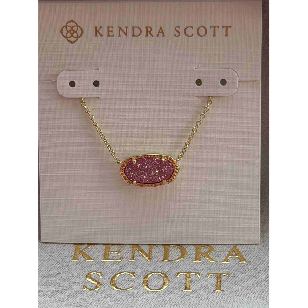 Kendra Scott Pink Pearl Crystal Cluster Adjustable Chain Bracelet